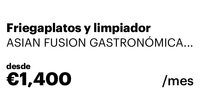 Friegaplatos y limpiador