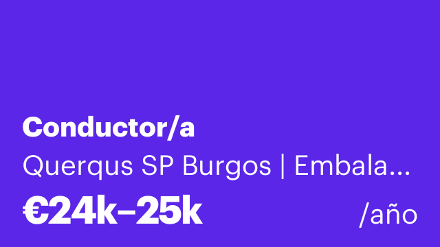 Conductor/a