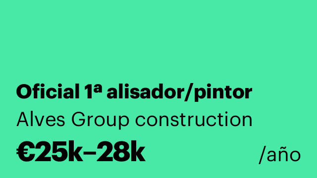 Oficial 1ª alisador/pintor