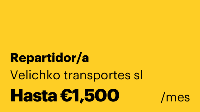Repartidor/a