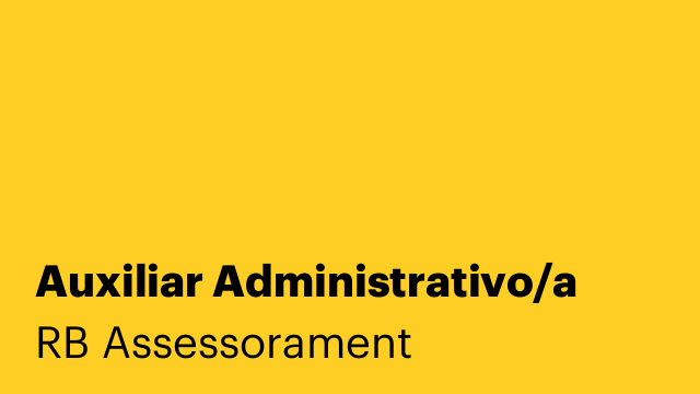 Auxiliar Administrativo/a