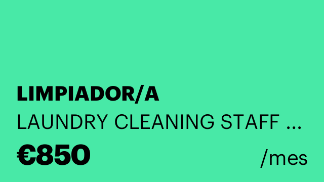 LIMPIADOR/A