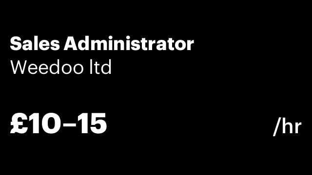 Sales Administrator