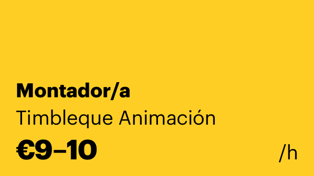 Montador/a