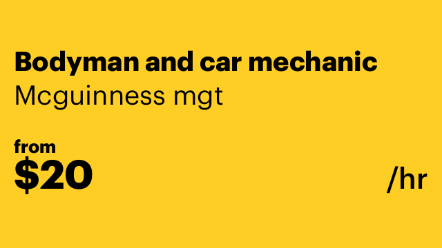 Bodyman and car mechanic