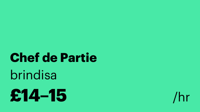 Chef de Partie