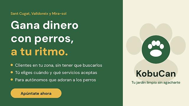 Colaborador/a autónomo/a de limpieza de jardines con perro (Sant Cugat)