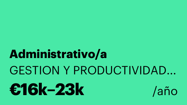 Administrativo/a