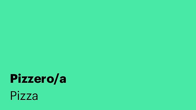 Pizzero/a