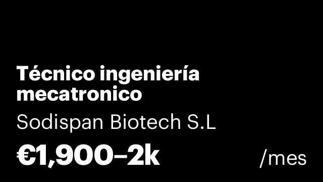 Técnico ingeniería mecatronico