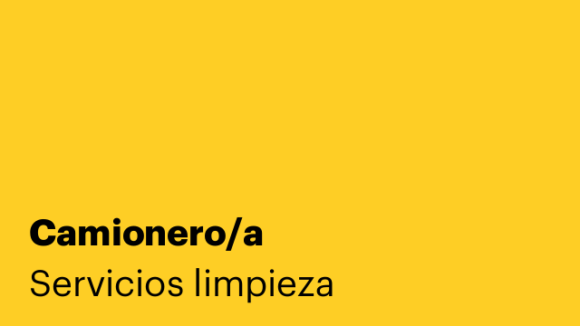 Camionero/a