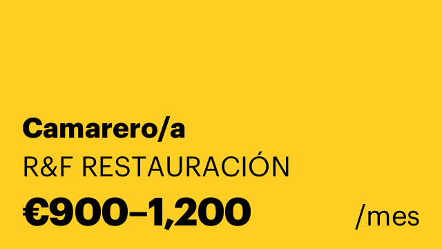 Camarero/a