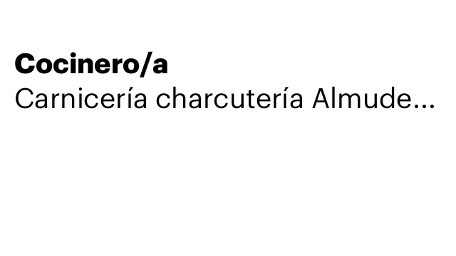Cocinero/a
