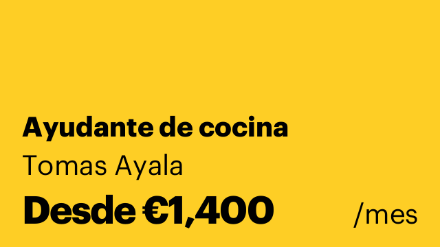Ayudante de cocina