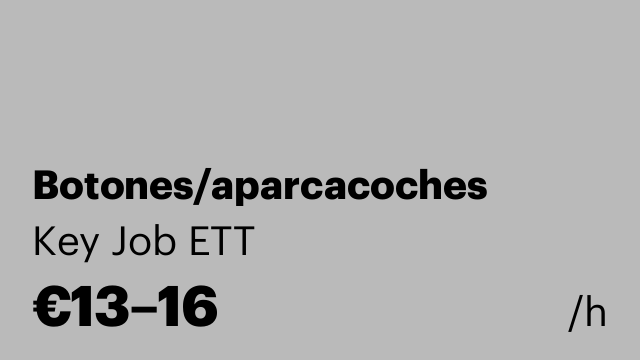 Botones/aparcacoches