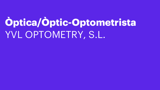 Òptica/Òptic-Optometrista