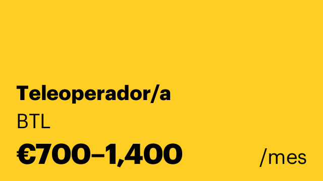 Teleoperador/a