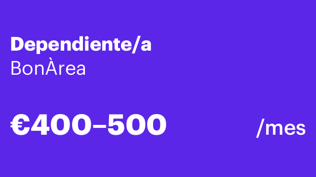 Dependiente/a