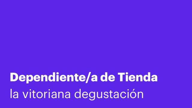 Dependiente/a de Tienda