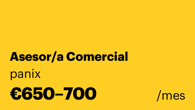 Asesor/a Comercial
