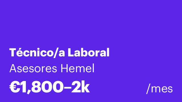 Técnico/a Laboral