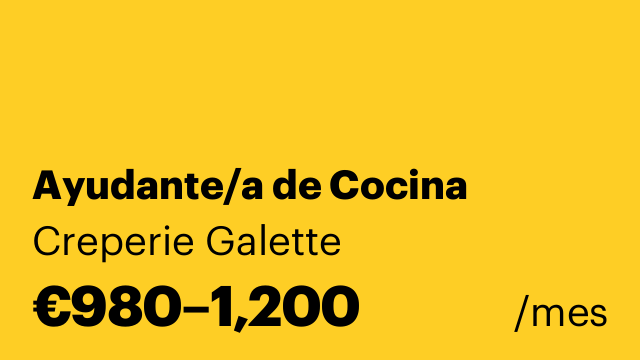 Ayudante/a de Cocina