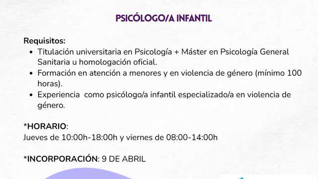 Psicólogo/a