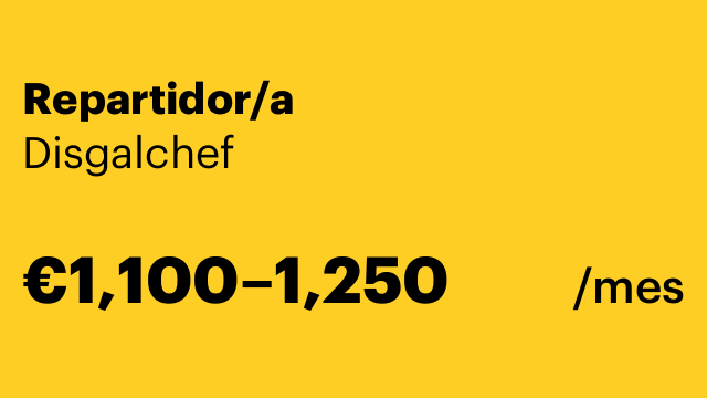 Repartidor/a