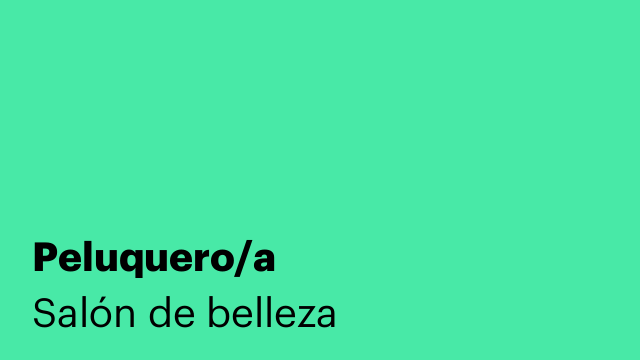 Peluquero/a