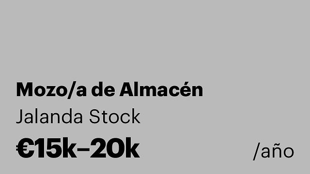 Mozo/a de Almacén