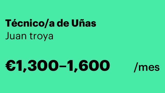 Técnico/a de Uñas