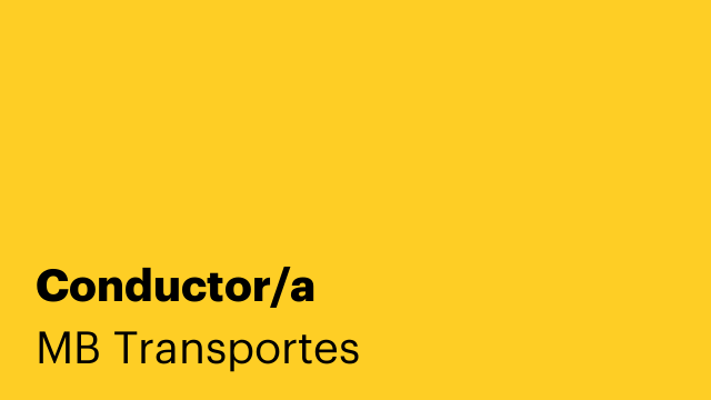 Conductor/a