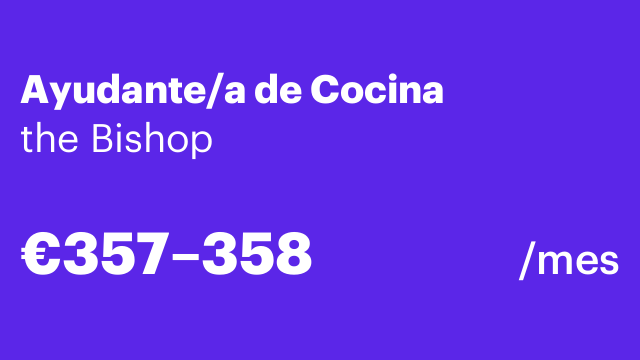 Ayudante/a de Cocina