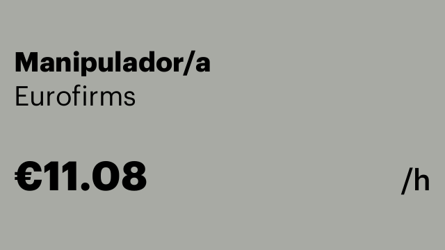 Manipulador/a