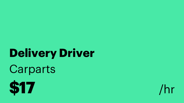 Delivery Driver