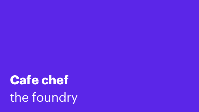 Cafe chef