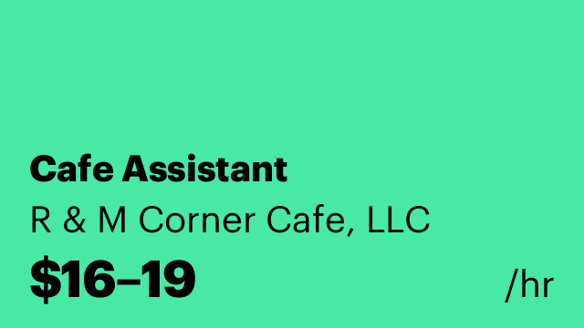 Cafe Assistant