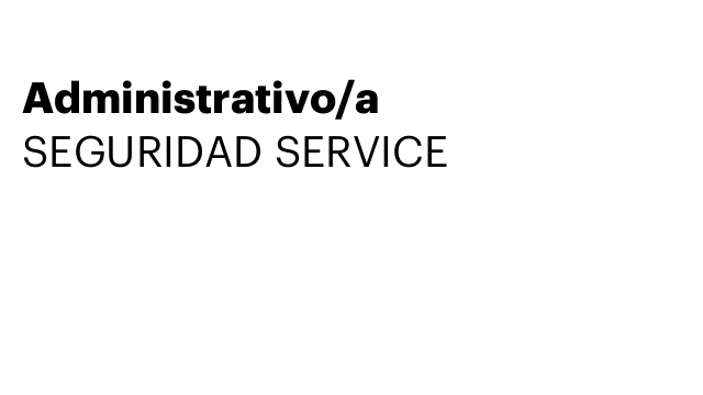 Administrativo/a