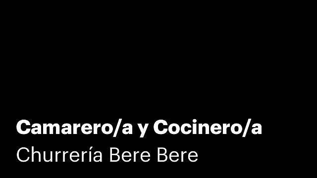 Camarero/a y Cocinero/a