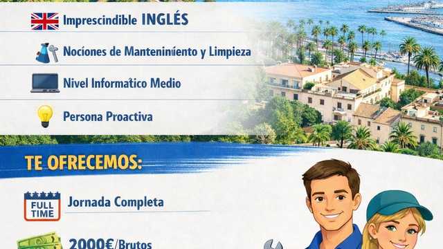 Mantenimiento y limpieza con Inglés