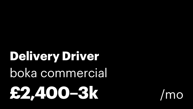 Delivery Driver