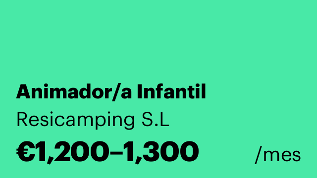 Animador/a Infantil