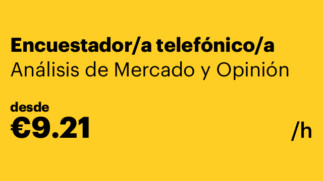 Encuestador/a telefónico/a