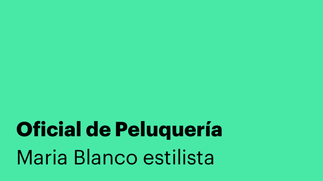 Oficial de Peluquería