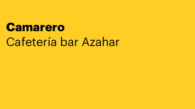 Camarero