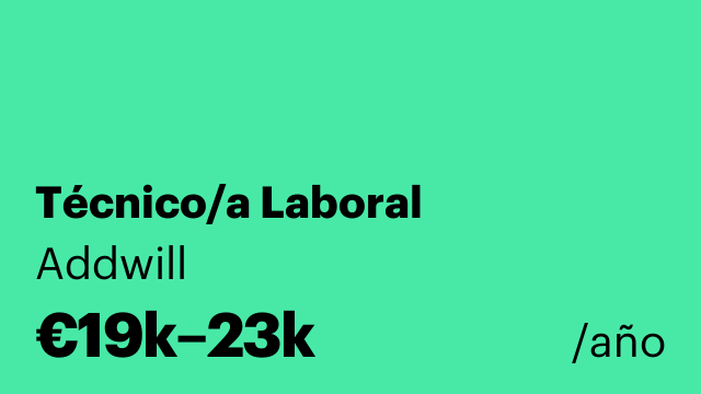 Técnico/a Laboral