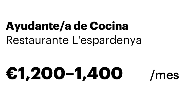 Ayudante/a de Cocina