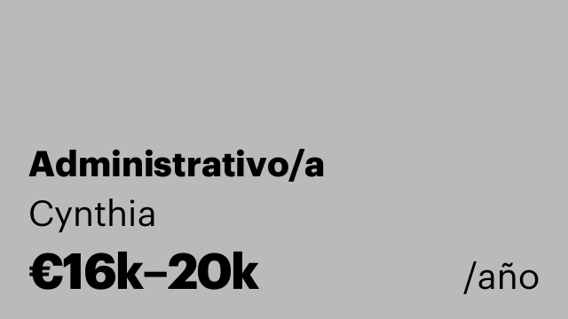 Administrativo/a