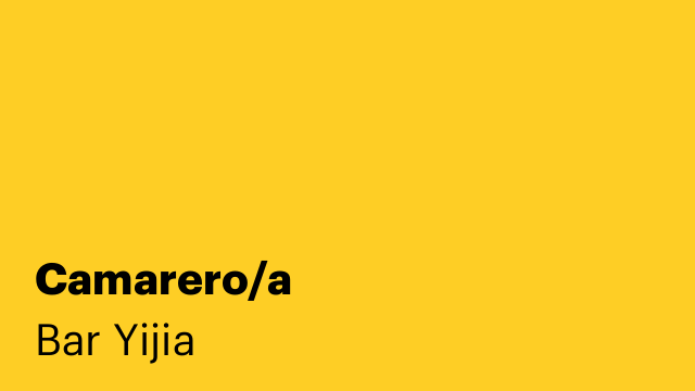 Camarero/a