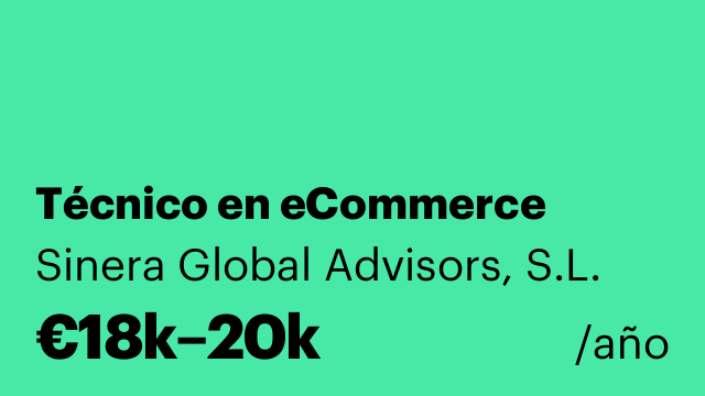 Técnico en eCommerce